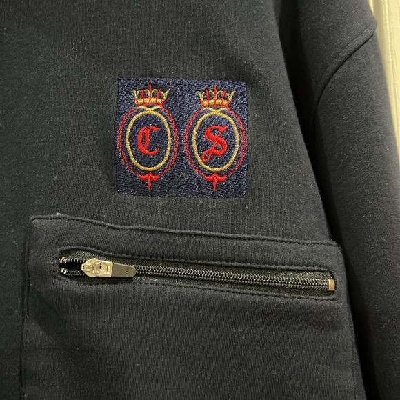 Vintage Polo Ralph Lauren Navy Quarter Zip Pullover - Picture 5 of 6